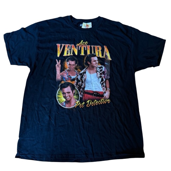 Ace Ventura Pet Detective Jim Carrey Movie Graphic T-Shirt Sz XL - Picture 4 of 10